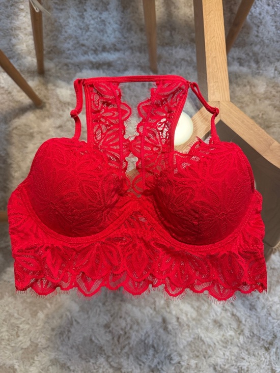 PINK Victoria's Secret Other - PINK Victoria's Secret Red Lace Bralette